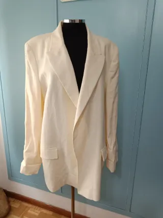 Chaqueta Zara Beige Talla XL