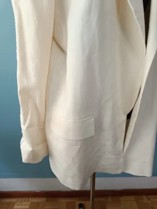 Chaqueta Zara Beige Talla XL