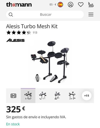 Batería Electrónica Alesis Turbo