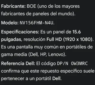 Pantalla de ordenador para reciclar