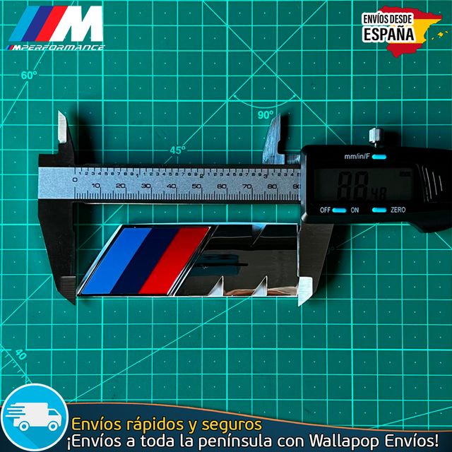 Pack 2 Emblemas Adhesivos letra M Motorsport BMW