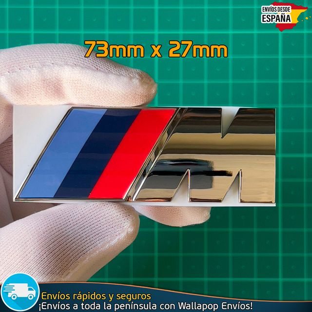 Pack 2 Emblemas Adhesivos letra M Motorsport BMW