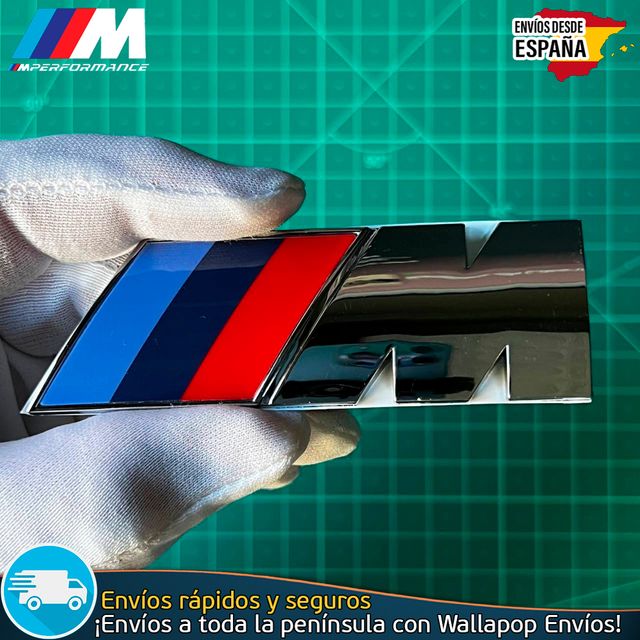 Pack 2 Emblemas Adhesivos letra M Motorsport BMW