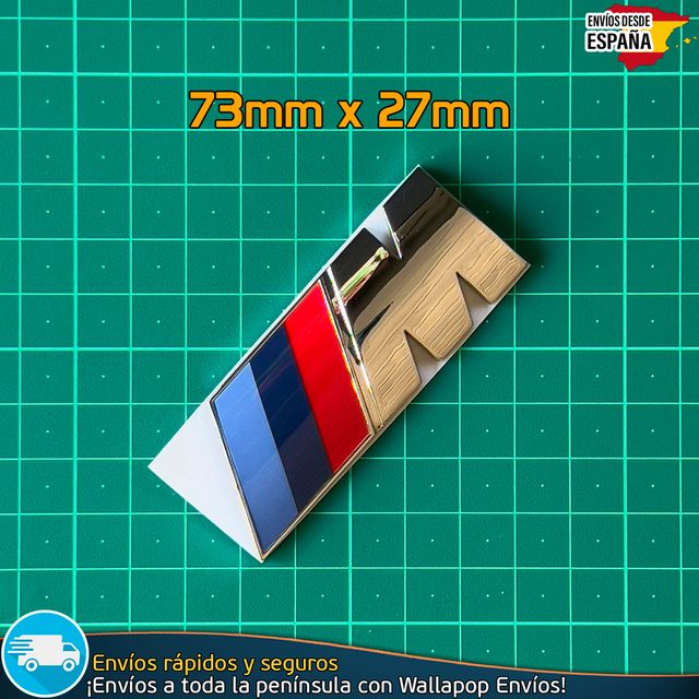 Pack 2 Emblemas Adhesivos letra M Motorsport BMW