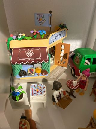 Playmobil Pizzería 70336 y Reparto 6292