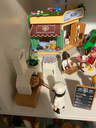 Playmobil Pizzería 70336 y Reparto 6292