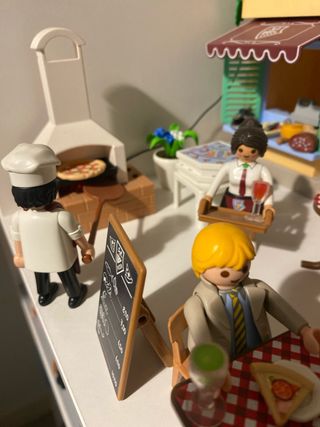 Playmobil Pizzería 70336 y Reparto 6292