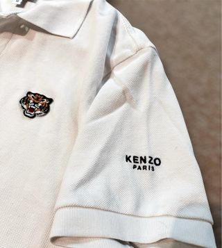 Polo Kenzo Blanco Hombre