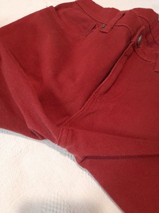 Pantalon Vaquero BURDEOS M