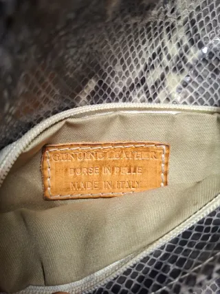 Bolso piel serpiente Italia