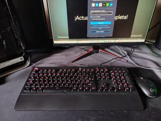 PC Gaming Negro y Verde