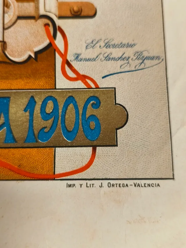 Cartel Sevilla 1906 Fiestas de Primavera