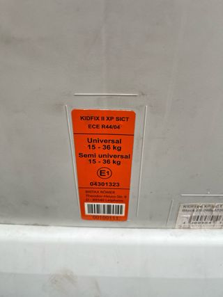 Alzador Silla coche Britax Römer con Isofix