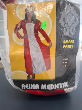 Disfraz Reina Medieval Mujer Talla M
