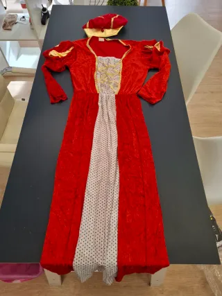 Disfraz Reina Medieval Mujer Talla M