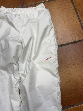 Pantalón de esquí trekking blanco wedze 14 XS