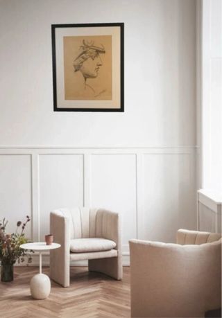 Disegno a carboncino con cornice – Atena