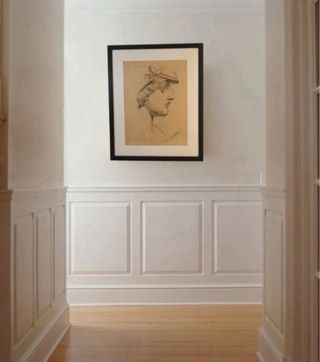 Disegno a carboncino con cornice – Atena