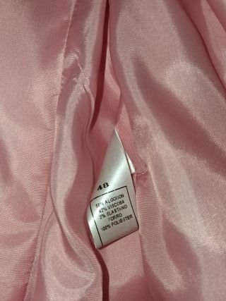Chaqueta El Corte Inglés Rosa Talla 48