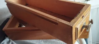 Cajones madera máquina coser