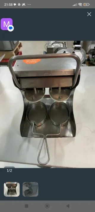 Máquina para hamburguesas