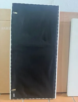 Cabecero tapizado blanco