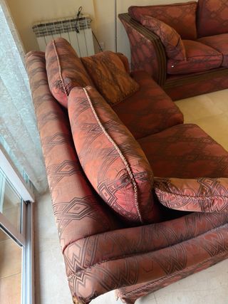 Sofá antiguo 2 plazas para restaurar