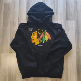 Reebok Black Hoodie Winter Classic Graphic