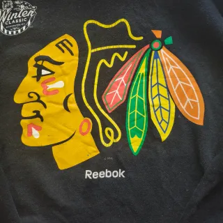 Reebok Black Hoodie Winter Classic Graphic