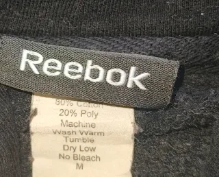 Reebok Black Hoodie Winter Classic Graphic