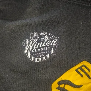Reebok Black Hoodie Winter Classic Graphic