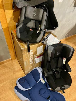 Silla coche Jane Groowy Nest + Capazo + 2 Fundas