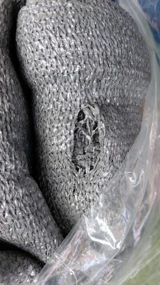 Toldo triangular gris 5x5x7