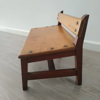 Reclinatorio madera vintage