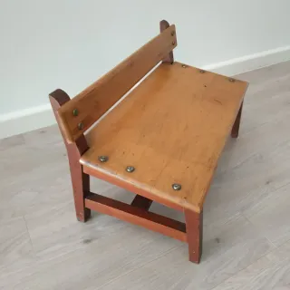 Reclinatorio madera vintage