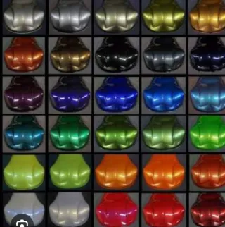 Pintura bicapa base disolvente