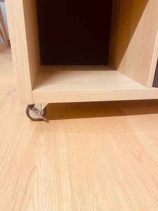 Mesa TV Kallax madera y tela