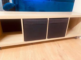 Mesa TV Kallax madera y tela