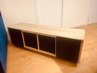 Mesa TV Kallax madera y tela