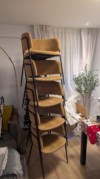 Sillas Pana Nalon Style Caramelo