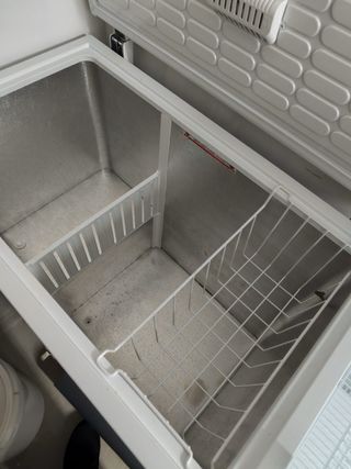 Arcón congelador blanco