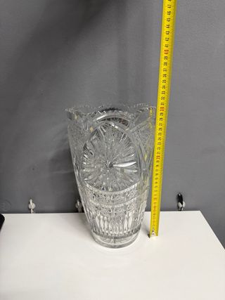 Vaso cristallo molato pesante