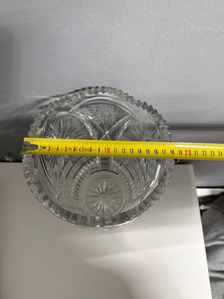 Vaso cristallo molato pesante