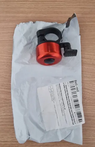 Timbre de bicicleta de aleación rojo