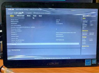 Ordenador Táctil Negro ASUS