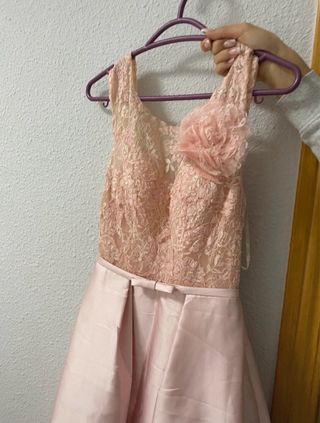 Vestido de fiesta rosa