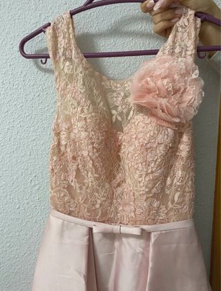 Vestido de fiesta rosa
