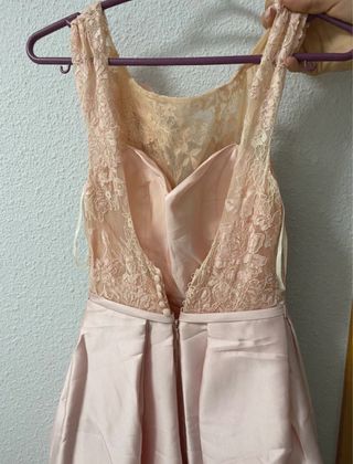 Vestido de fiesta rosa