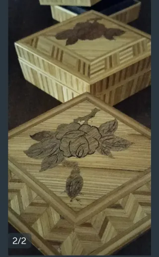 Set 3 Scatoline Vintage Floreali