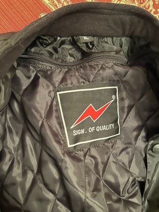 Chaqueta Nautica Moto Carretera Negra y Gris